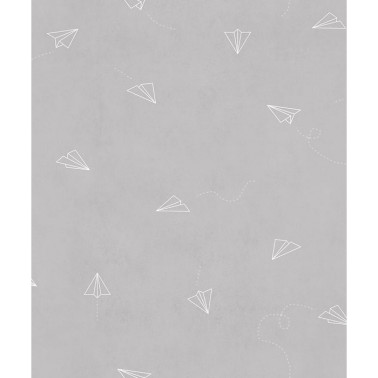 Carta da Parati Lindbergh Full Grey 8500040 - COORDONNE