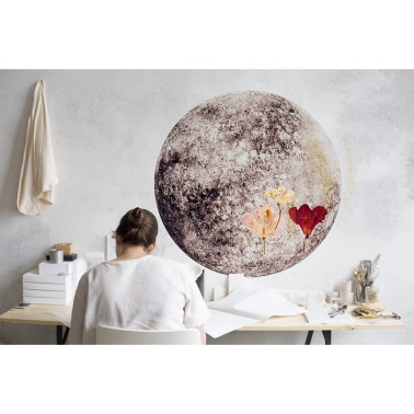 Full Moon Blue Mural 8500151