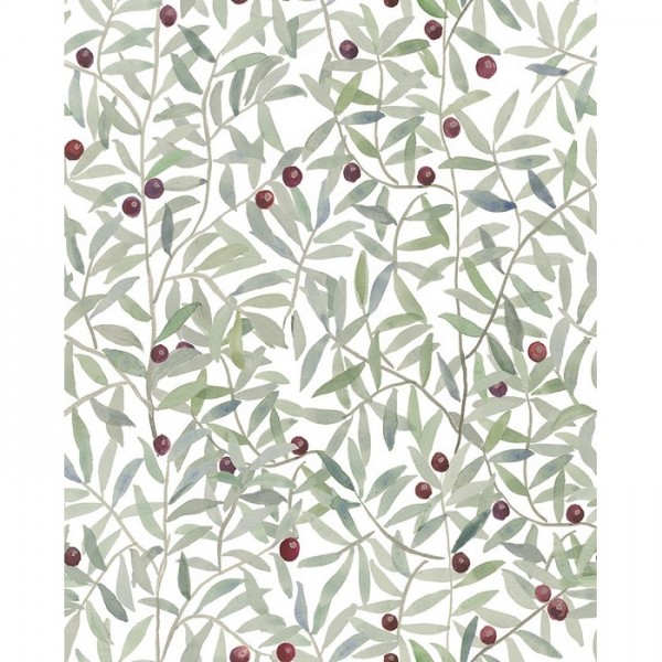 Papel de parede Leaf Craze - White 8000008 - COORDONNE