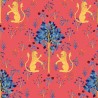 Wallpaper Medieval Tapestry Deep Coral 8000013 - COORDONNE