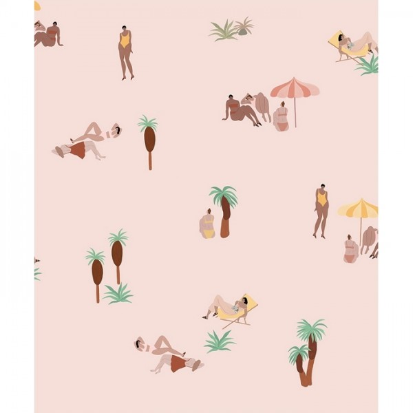 Papel Pintado One Day At The Beach - Pink Sand 8000040 - COORDONNE