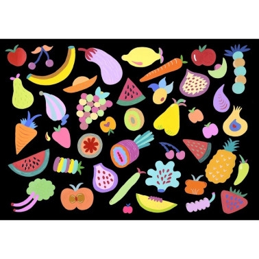 Papier peint Mural Sabor Mediterraneo - Tropical Night 8000083 - COORDONNE