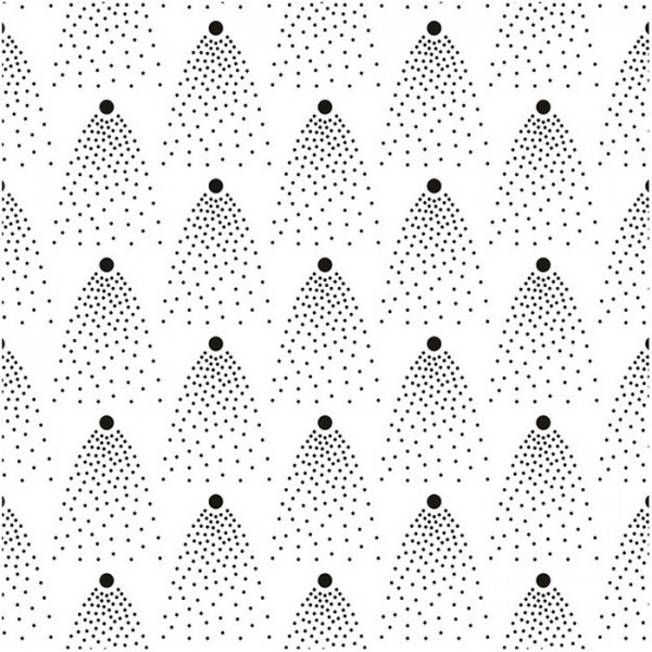 Papel Pintado BETSY BLACK WHITE DOM144-1 - LES DOMINOTIERS