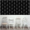 Wallpaper BETSY BLACK DOM144-2 - LES DOMINOTIERS