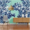 Wallpaper EVERGLADES TURQUOISE DOM145-2 - LES DOMINOTIERS