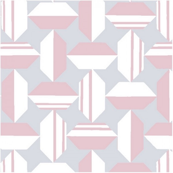 Papel de parede RALEIGH PINK DOM1411-1 - LES DOMINOTIERS