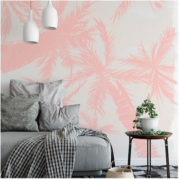 Papel de parede ROYAL PALM PINK DOM1410-2 - LES DOMINOTIERS