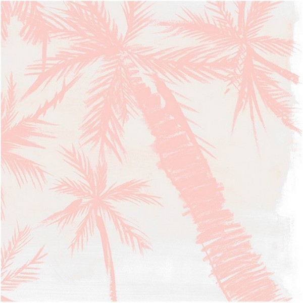 Papel de parede ROYAL PALM PINK DOM1410-2 - LES DOMINOTIERS