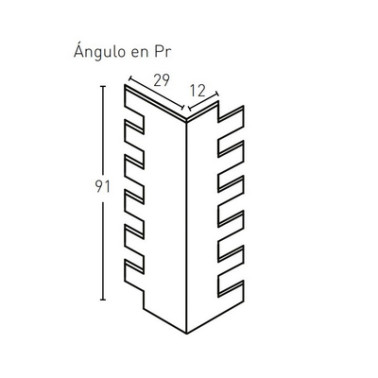 LADRILLO VIEJO PR483-E JUNTA OSCURA ( ANGULO )