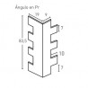 LAJA FINA PR161-E GRIS (ANGULO)