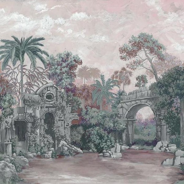 Carta da Parati Mural Colonial Pink 8800102 - COORDONNE