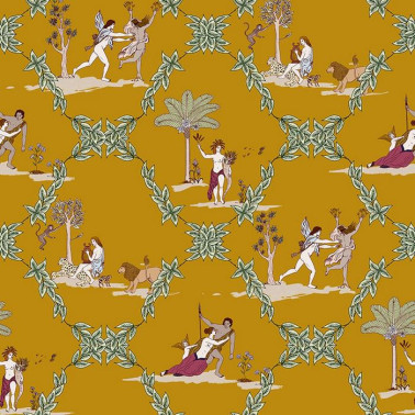 Papel de parede Neo bucolic Mustard 8800054 - COORDONNE MURALES A MEDIDA