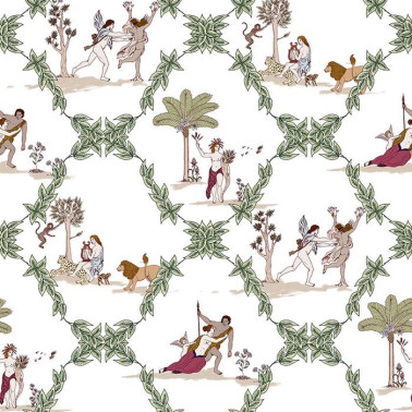 Wallpaper Neo bucolic White 8800053 - COORDONNE