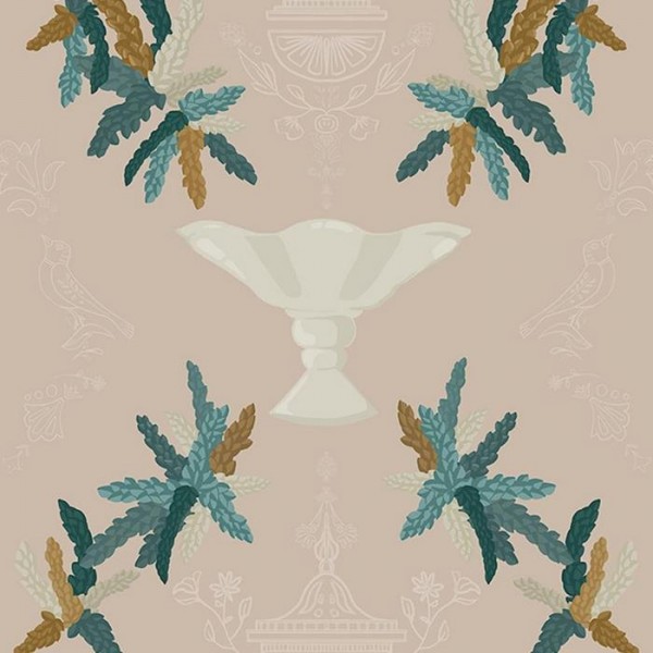 Wallpaper Neo rococo Beige 8800063 - COORDONNE