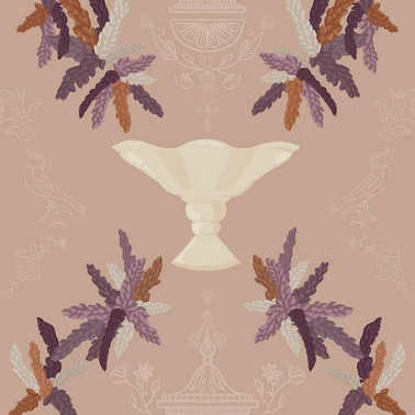 Wallpaper Neo rococo Nude 8800064 - COORDONNE