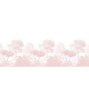 Papel de parede Classic Hua Trees Mural Wallpaper Pink - SIAN ZENG