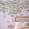 Tapete Classic Clematis Mural Wallpaper Pink - SIAN ZENG