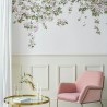 Papier peint Classic Clematis Mural Wallpaper White - SIAN ZENG