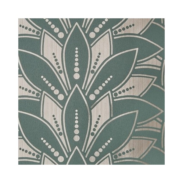 Wallpaper Astoria Neo Mint Foil 1907-139-05 - 1838 WALLCOVERINGS