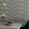 Wallpaper Astoria Neo Mint Foil 1907-139-05 - 1838 WALLCOVERINGS