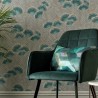 Papel de parede Clarice Emerald 1907-138-02 - 1838 WALLCOVERINGS