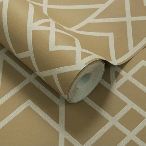 Wallpaper Metro Mustard 1907-140-07 - 1838 WALLCOVERINGS