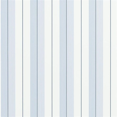 Wallpaper PRL020-07 AIDEN STRIPE - BLUE NAVY WHITE - Ralph Lauren Home