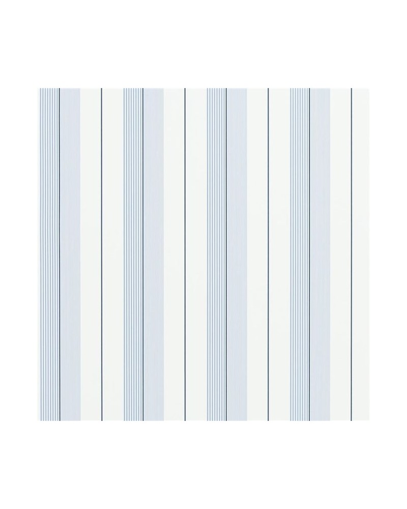 Wallpaper PRL020-07 AIDEN STRIPE - BLUE NAVY WHITE - Ralph Lauren Home