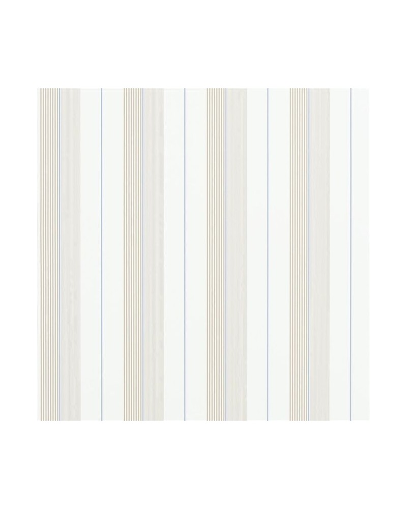 Wallpaper PRL020-08 AIDEN STRIPE - NATURAL BLUE - Ralph Lauren Home