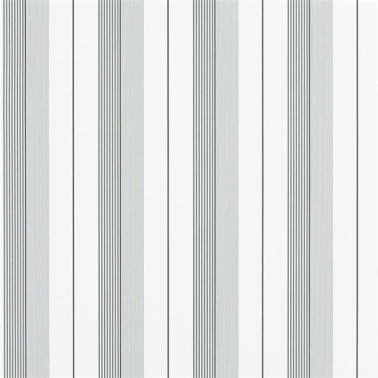 Wallpaper PRL020-09 AIDEN STRIPE - BLACK GREY - Ralph Lauren Home