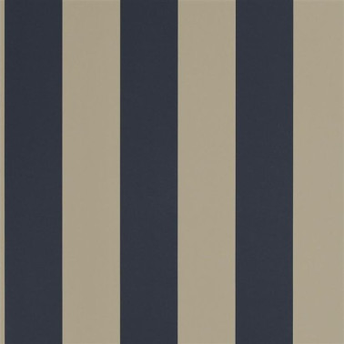 Wallpaper PRL026-13 SPALDING STRIPE - NAVY SAND - Ralph Lauren Home