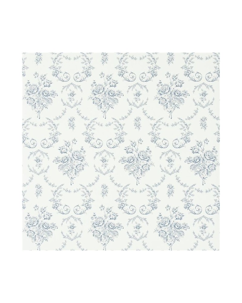 Wallpaper PRL033-01 SARATOGA TOILE - IRIS - Ralph Lauren Home