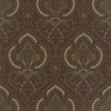 Wallpaper PRL037-02 CASTLEHEAD PAISLEY - CHESTNUT - Ralph Lauren Home