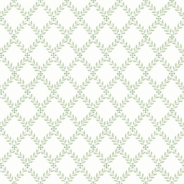 Wallpaper Trellis Leaves 7671 - BORAS TAPETER