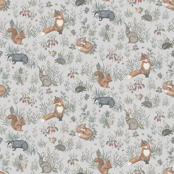 Wallpaper Forest Friends Mural 7480 - BORAS TAPETER