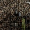 Wallpaper Fusion Bracken Flock 2008-145-01 - 1838 WALLCOVERINGS