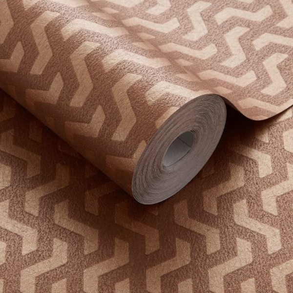 Carta da Parati Rattan Burnt Orange 2008-147-02 - 1838 WALLCOVERINGS