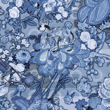 Papel de parede Rendezvous Tokyo Blue MO3012 - Arte