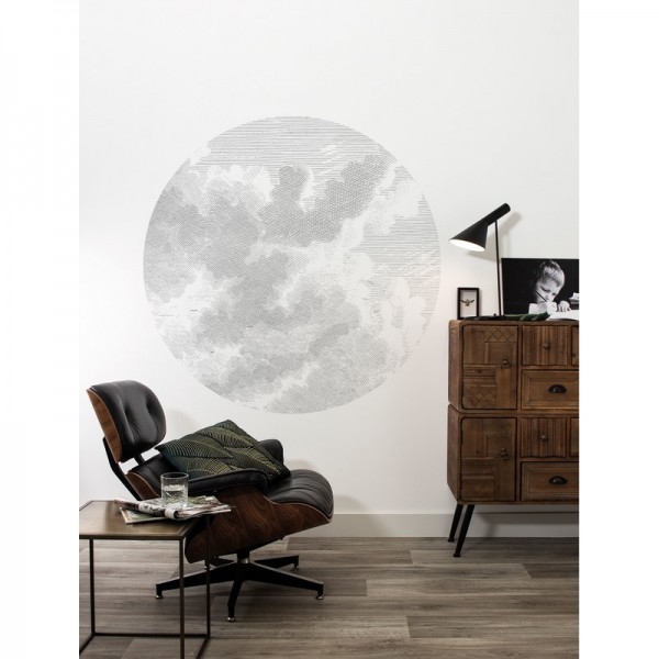 Papier peint SC-058 Wallpaper Circle Engraved Clouds - KEK AMSTERDAM