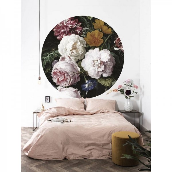 Papier peint CK-012 Wallpaper Circle Golden Age Flowers - KEK AMSTERDAM