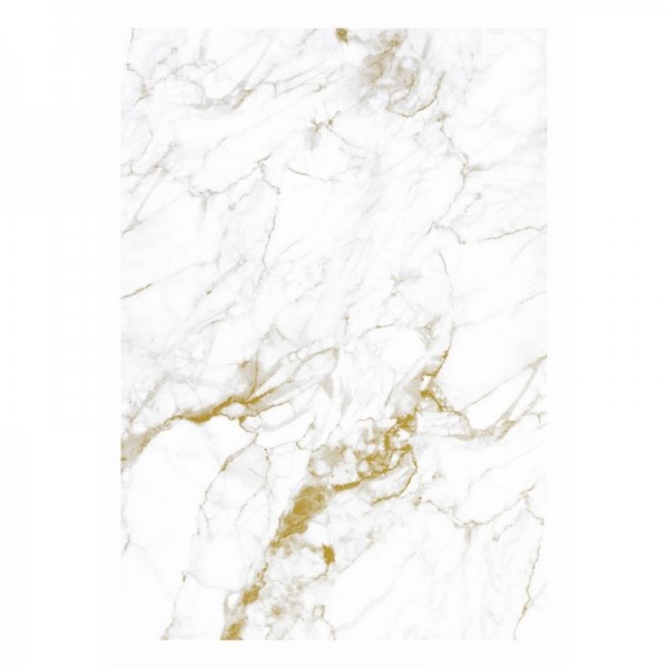 Papier peint WP-554 Wall Mural Marble, White-Gold - KEK AMSTERDAM