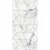 WP-578 papel de parede Mosaico de mármore, branco