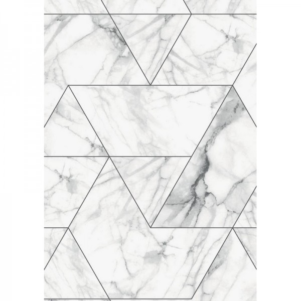 Papel de parede WP-578 Wallpaper Marble Mosaic, White - KEK AMSTERDAM