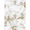 Papier peint WP-576 Wallpaper Marble Mosaic, Gold - KEK AMSTERDAM