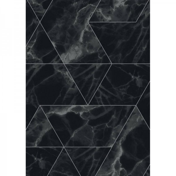 Papel de parede WP-575 Wallpaper Marble Mosaic, Black - KEK AMSTERDAM