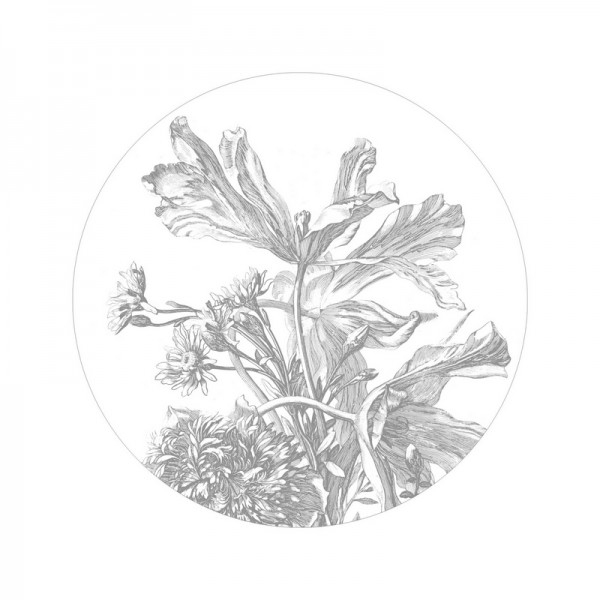 Carta da Parati SC-060 Wall Mural Engraved Flowers - KEK AMSTERDAM