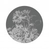 SC-065 Wall Mural Engraved Flowers