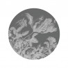 SC-066 Wall Mural Engraved Flowers