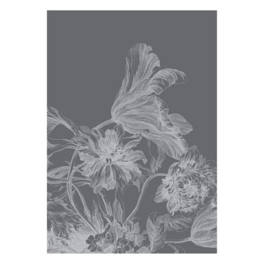 Papier peint WP-629 Wall Mural Engraved Flowers - KEK AMSTERDAM