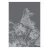 WP-629 Wall Mural Engraved Flowers